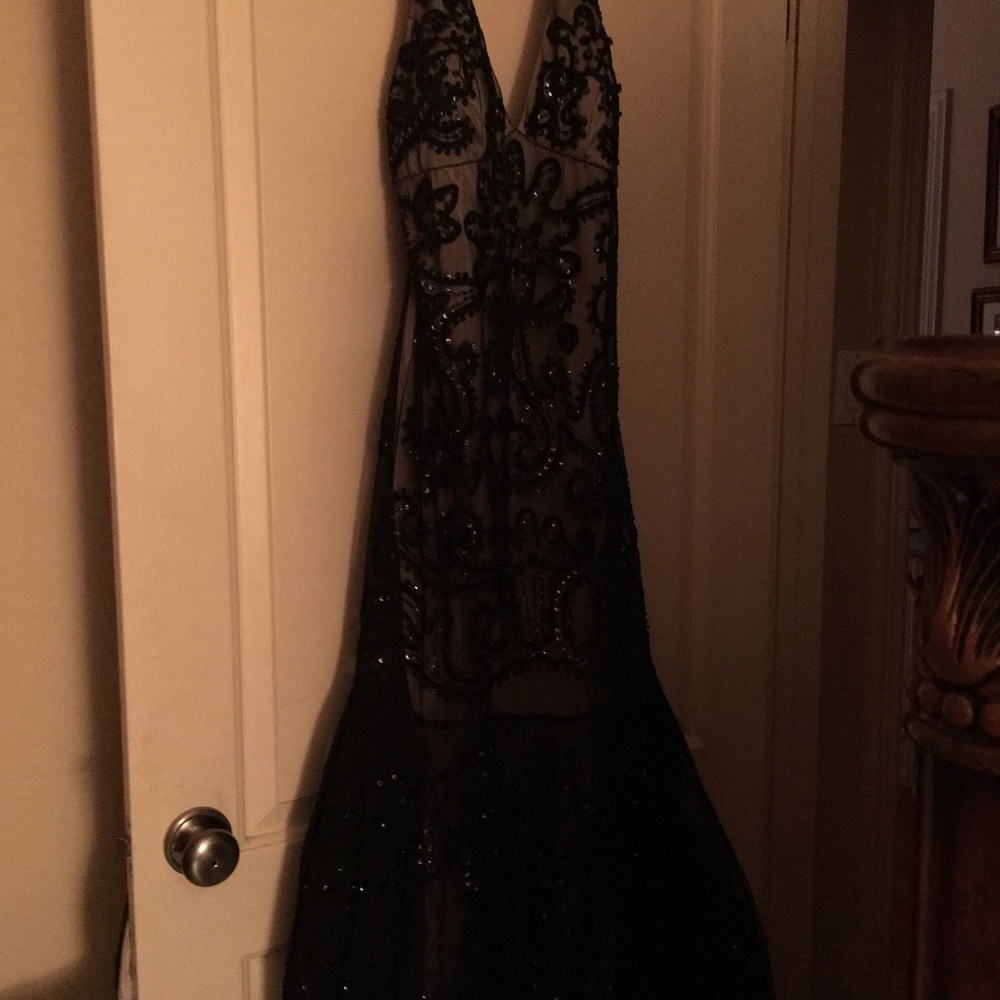 Sue Wong Halter Mermaid Formal